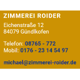 Zimmerei Roider GmbH & Co. KG